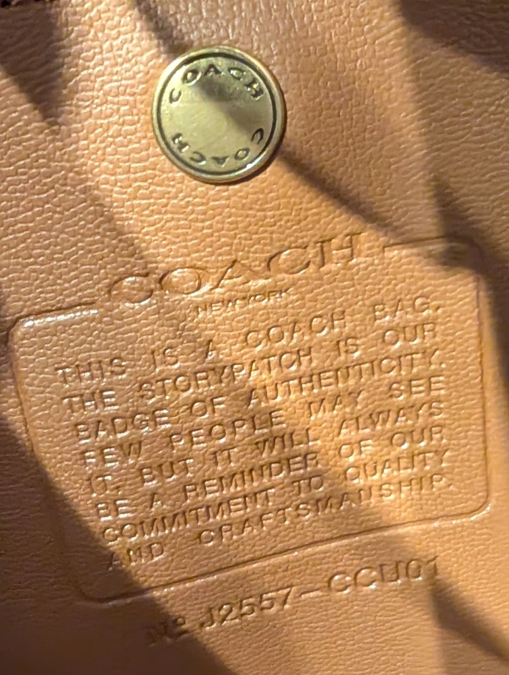 Coach Brooklyn 34 Warm Brown - Picture 6 of 7